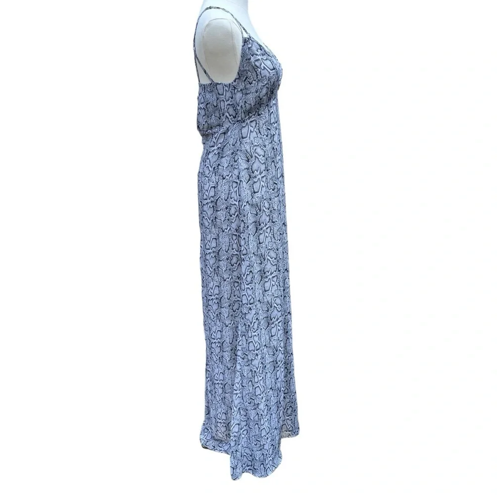 TOBI NWT Black and White Snakeskin Print Maxi Dress Size Small - Picture 7 of 15